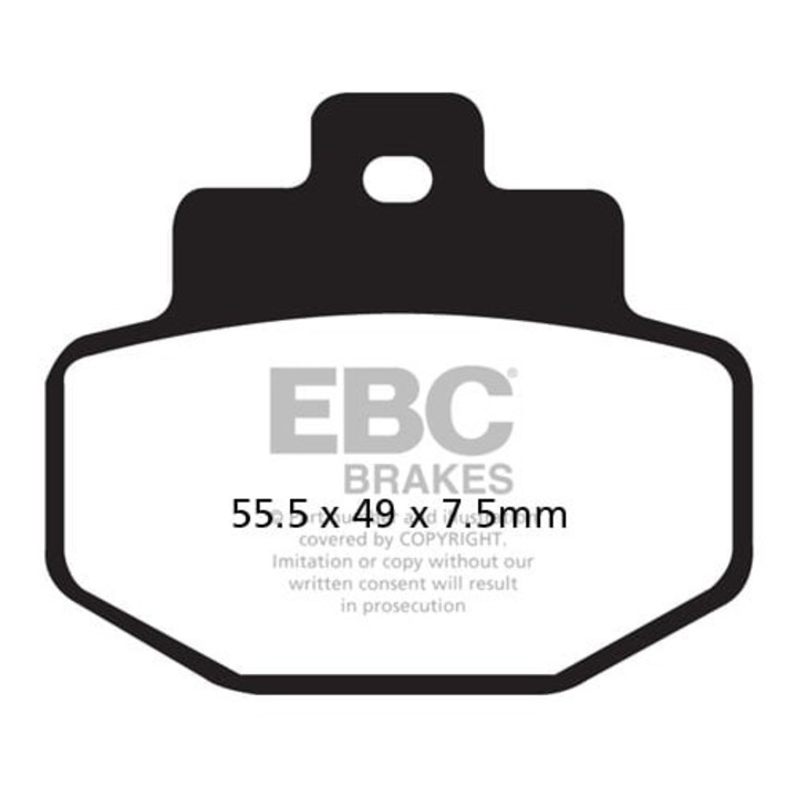 Placute de frana moto, EBC, model SFAC321