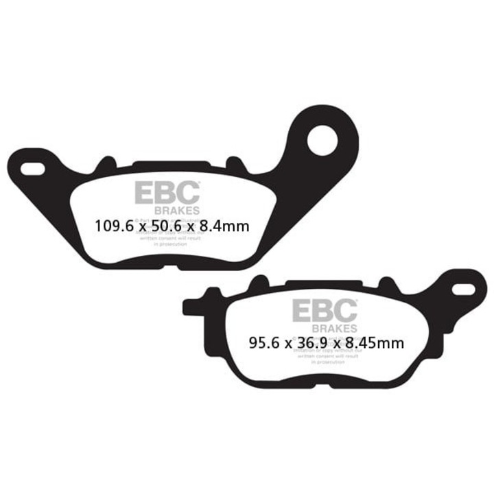 EBC SFA464 motorkerékpár fékbetétek
