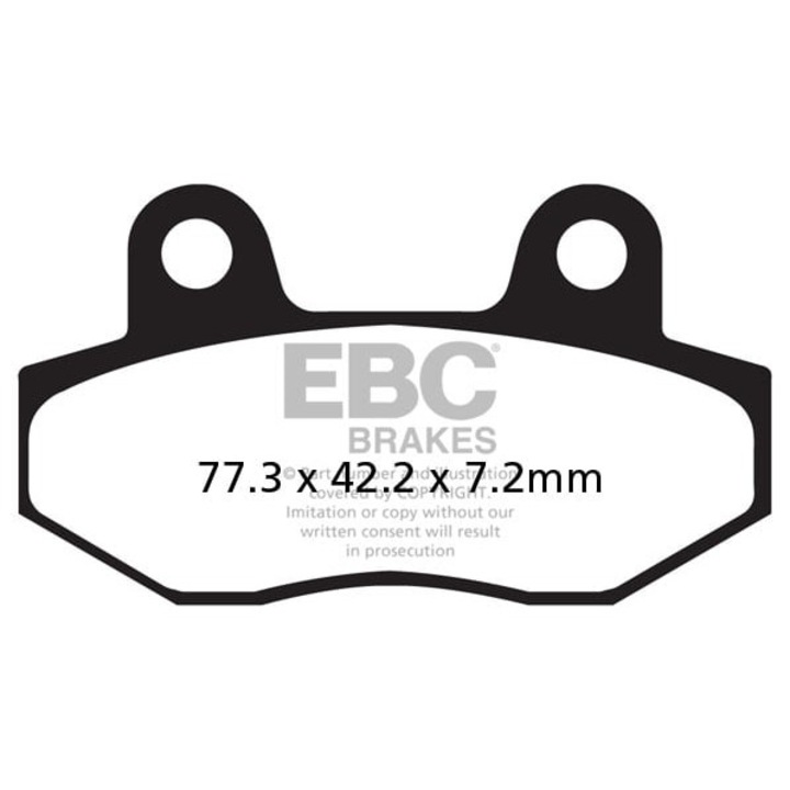 Placute de frana moto EBC, SFAC086