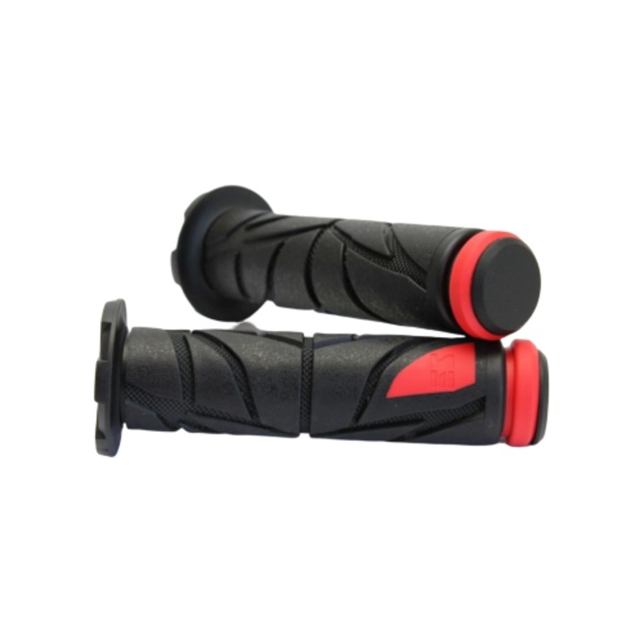 Manere scuter MOTION STUFF negru/rosu, STF-201-2034