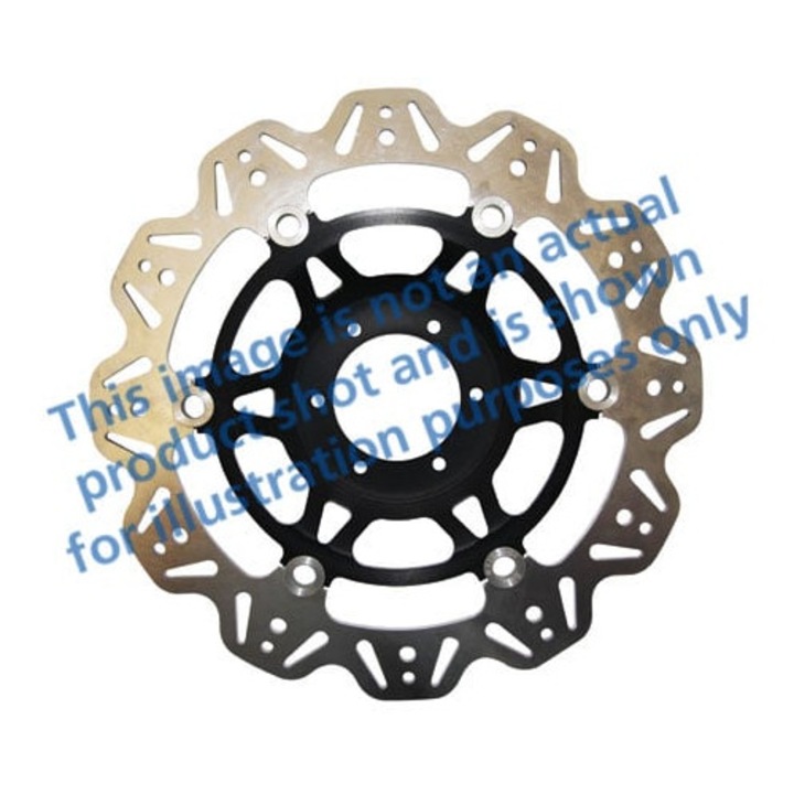 Frana bicicleta EBC Vee Wave neagra, model VR4152BLK