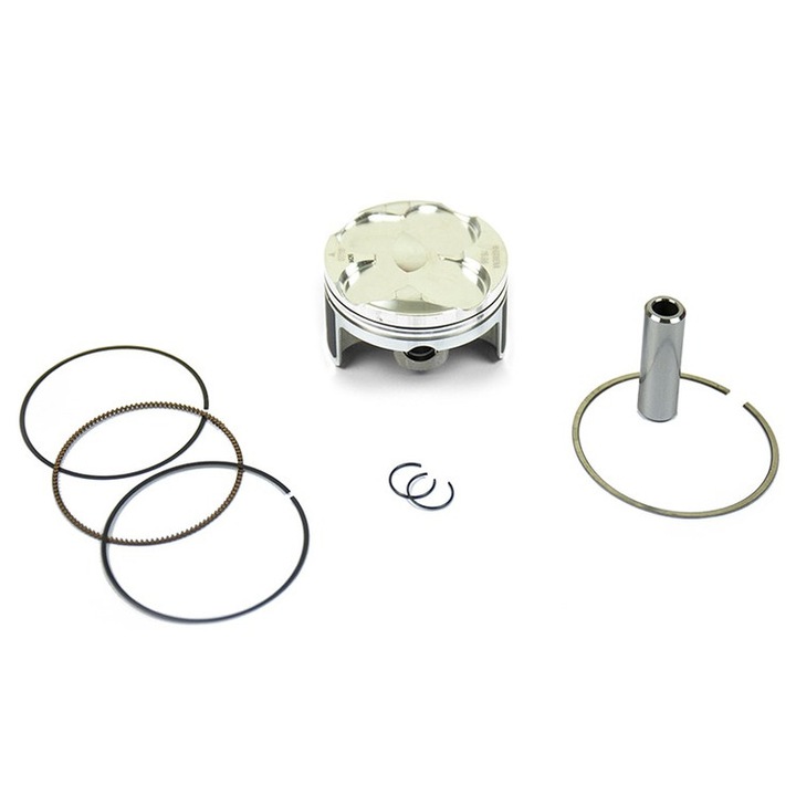 Set piston Athena, 77,97mm, pentru motociclete off-road 4-tact, culoare metalica
