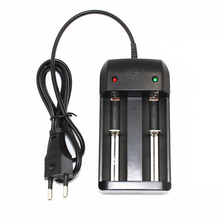 Încărcător pentru acumulatoare, Love Mobile, compatibil cu 2 acumulatori, rapid, portabil