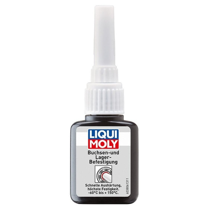 LIQUI MOLY, Solutie fixare rulmenti, bucse, 10g, rezistenta la temperaturi de -60C la +150C, 0,05-0,15mm