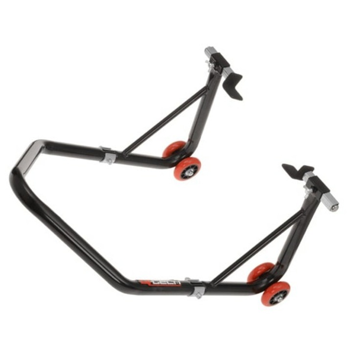 Suport moto Q-TECH, set cu 5 adaptoare, 250 kg, 32mm, negru