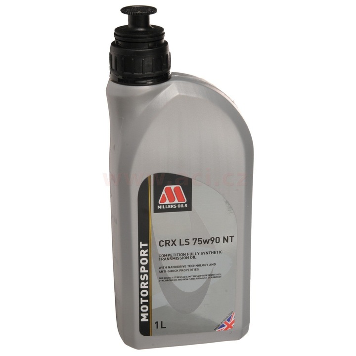 MILLERS OILS CRX LS 75W-90 NT sebességváltó olaj, 1L, szekvenciális sebességváltókhoz és önzáró differenciálművekhez