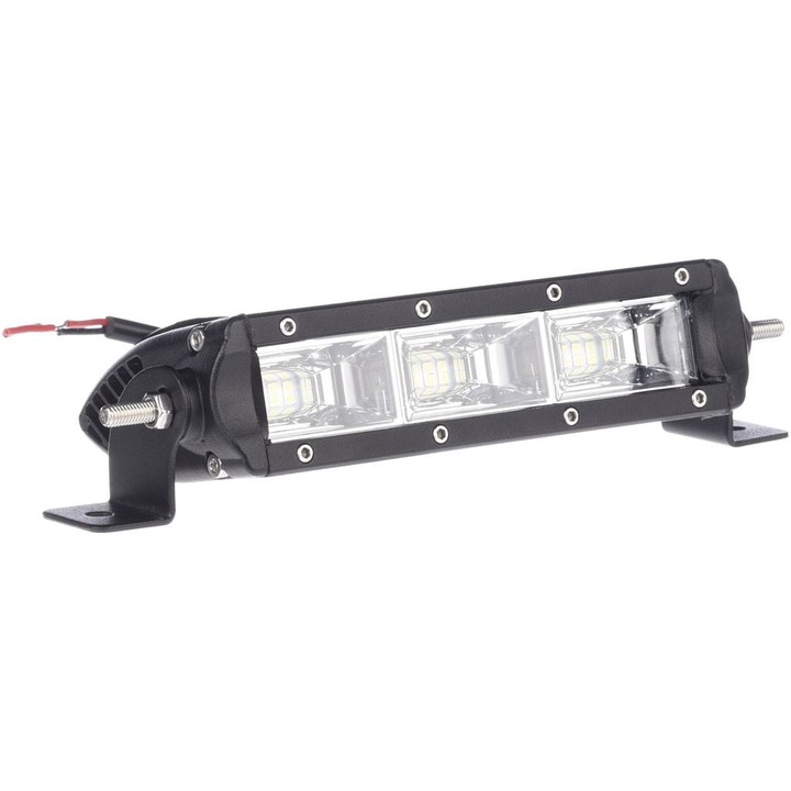 Proiector LED SHARK, 30W, 6000K, 18cm, negru