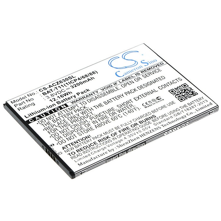 Baterie TECHTEK CS-ACZ630SL Li-ion 3200mAh