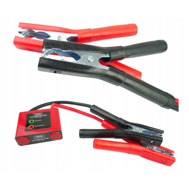 Túlfeszültség-levezető, Ideális, 12V 24V, fekete/piros