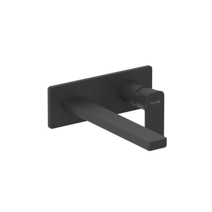 Kludi nedvességálló csaptelep, 2-lyukú rögzítés, matt, 220mm, 4,5l/perc