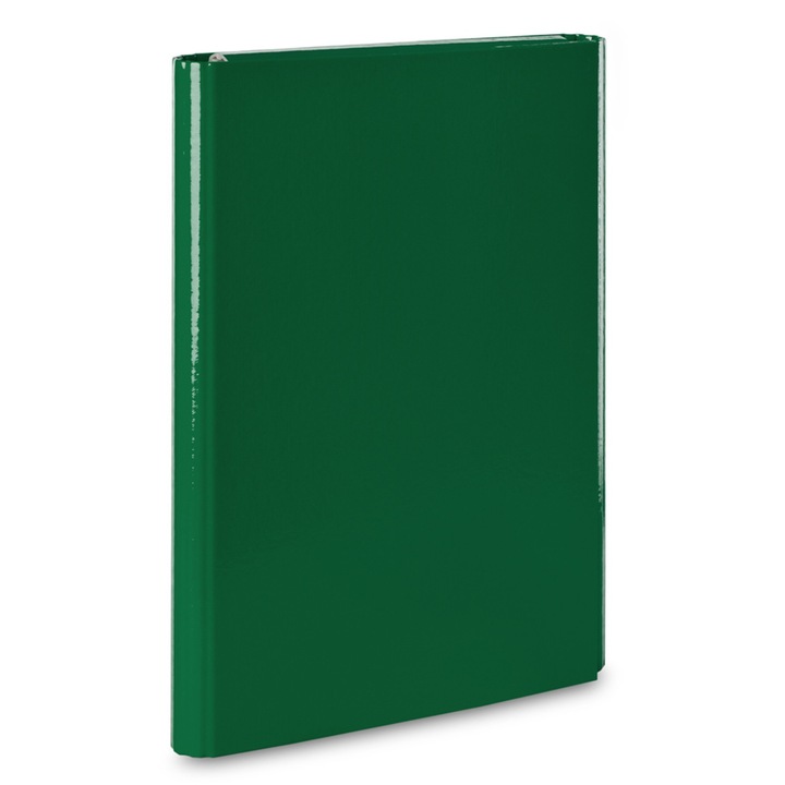 Mapa A4 VAUPE, 40mm, verde, din carton, inchidere cu 2 ripsuri