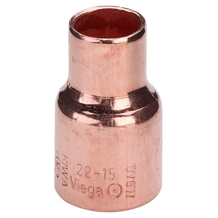 Редуциращ фитинг DIAMOND 18x15 мм за съединяване на медни тръби