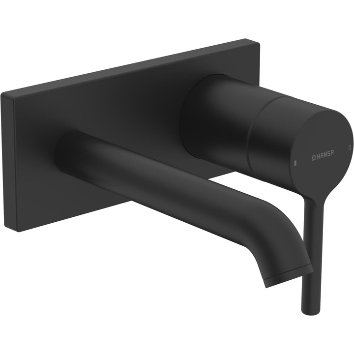 Hansa, mosdó, matt fekete, 6 l/perc, 179 mm