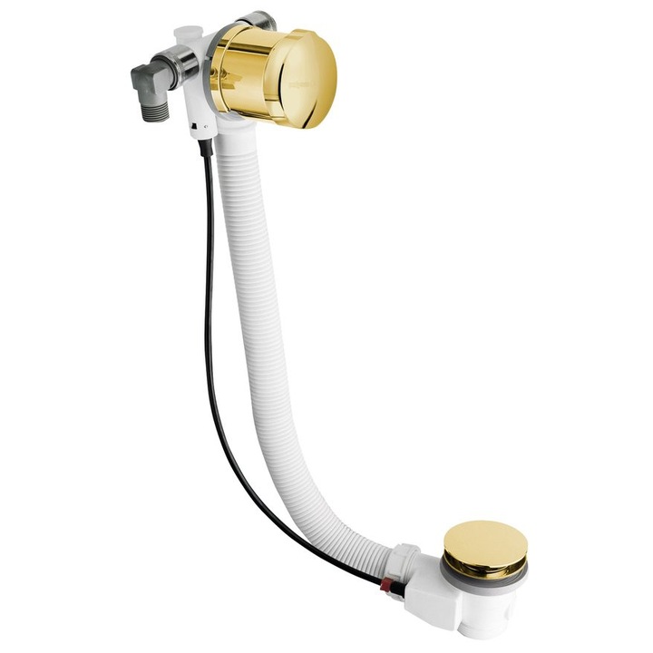 Polysan kád szerelvénykészlet, 575mm, arany, műanyag, 0.770kg