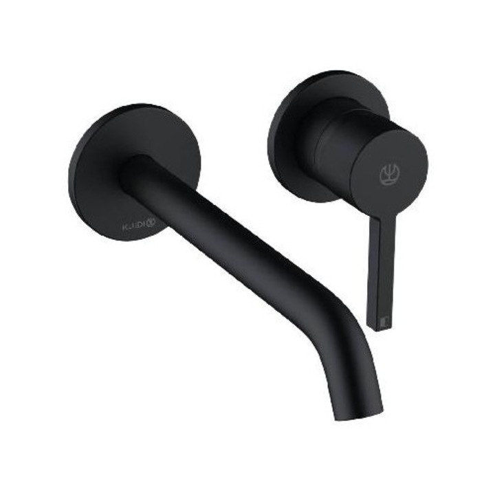 Kludi mosdó csaptelep, pult alá szerelhető, 2 lyukas, matt, 220mm, 110mm