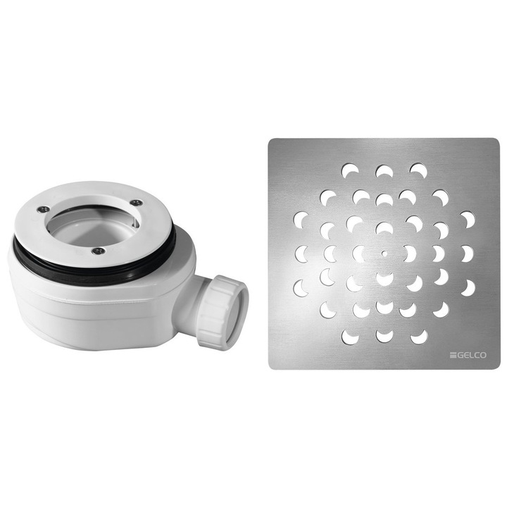 Kád szifon, Gelco, 90mm, DN40, króm, 0.184kg