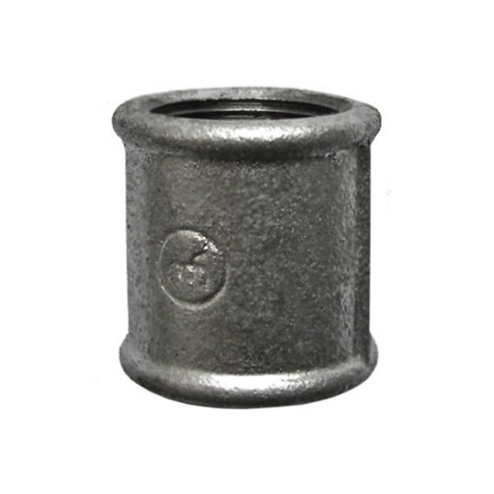 Mufa ocynk 6/4, UN, pentru rurocaguri, fitinguri si accesorii