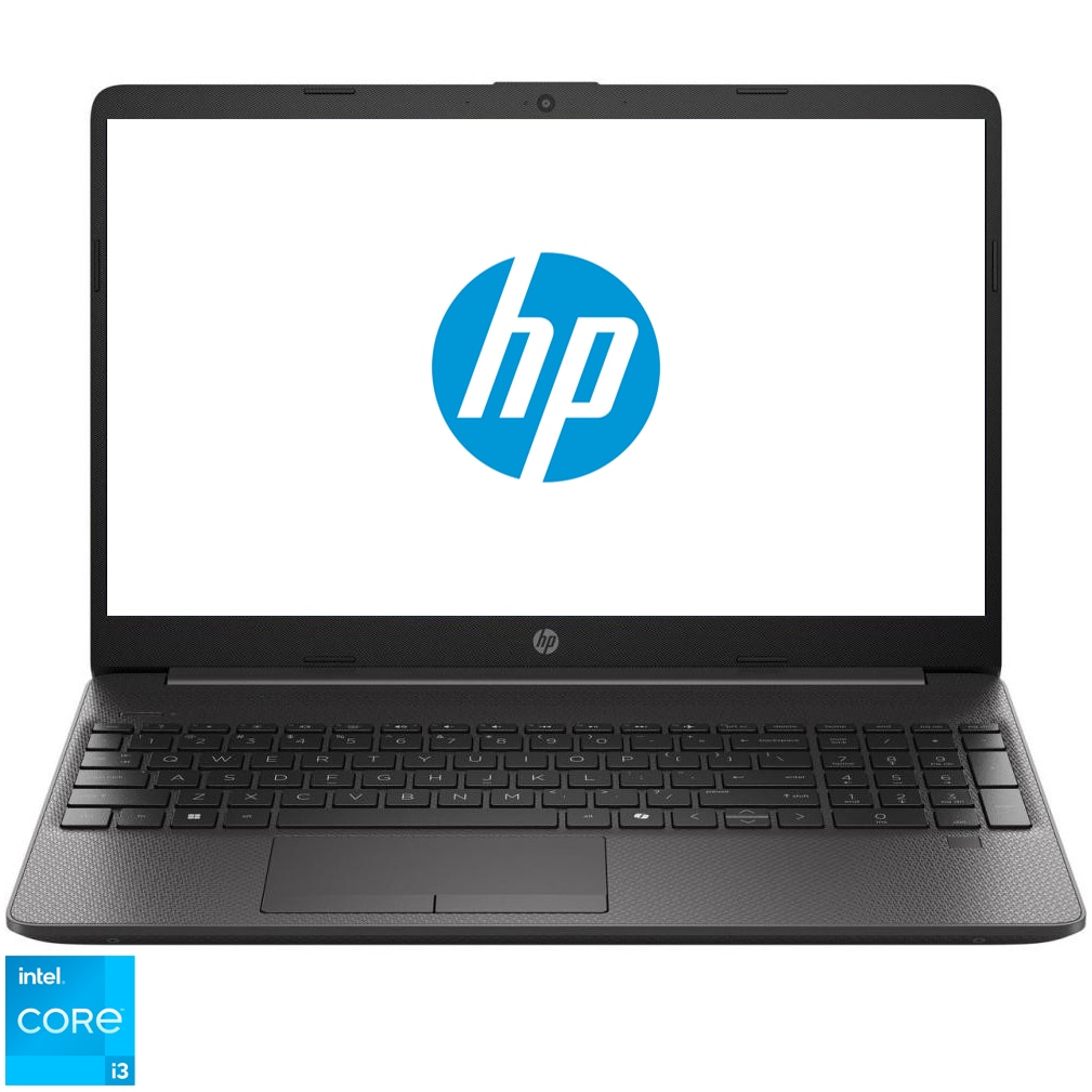 Laptop HP 250R G9 cu procesor Intel® Core™ i3-1315U pana la 4.5GHz, 15.6", Full HD, 8GB DDR4 RAM, 512GB SSD, Intel® UHD Graphics, Free DOS, Dark ash silver