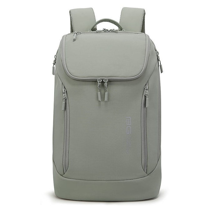 Rucsac Bange, design italian, impermeabil, buzunar antifurt, port USB, 15,6 inch, gri deschis