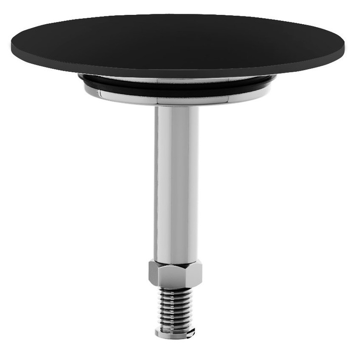 Dop de scurgere cada Polysan, ABS, negru, 0.1800 kg, 1 buc.