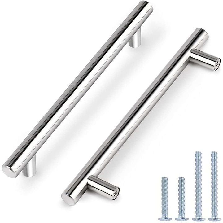 Set manere mobila CE, 15 buc, 256mm, argintiu