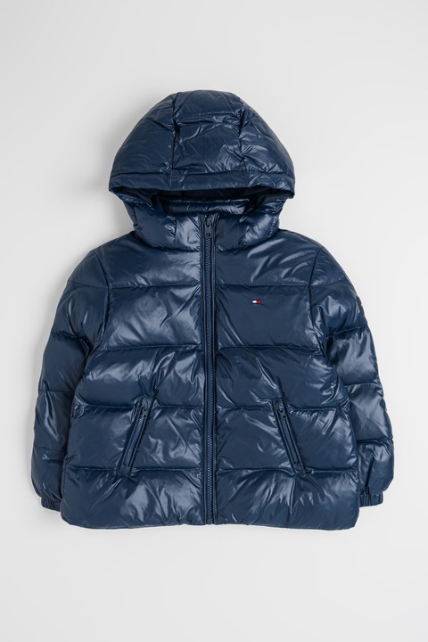 Tommy Hilfiger, Geaca cu buzunare laterale, Bleumarin