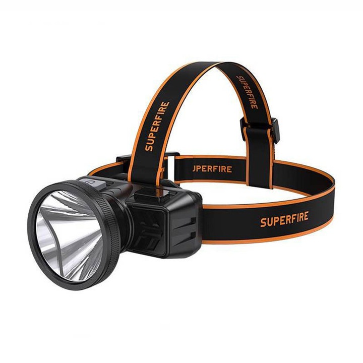 Lanterna frontală Superfire HL51, 160lm, USB, IP42, 56x51x80mm