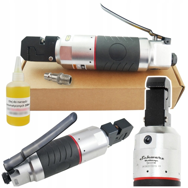 Masina de indoit tabla pneumatica Schwarz Werkzeuge, 5mm, 1.6mm grosime maxima, 250mm lungime, 1.2kg