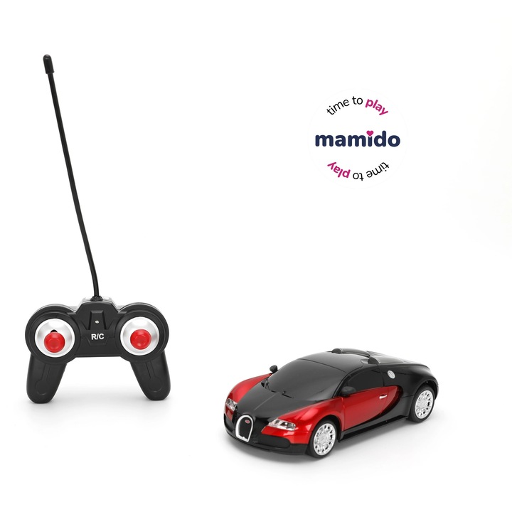 Mamido Bugatti Veyron 16.4 Grand Sport R/C 1:24 piros távirányítós autó