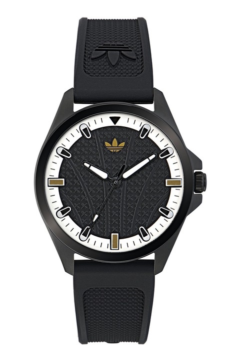 adidas, Ceas quartz cu logo, Negru
