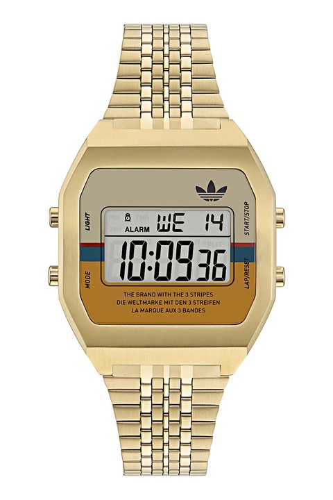 adidas, Négyszögletű digitális karóra, Aranyszín