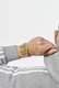 adidas, Ceas digital patrat cu model unisex, Auriu