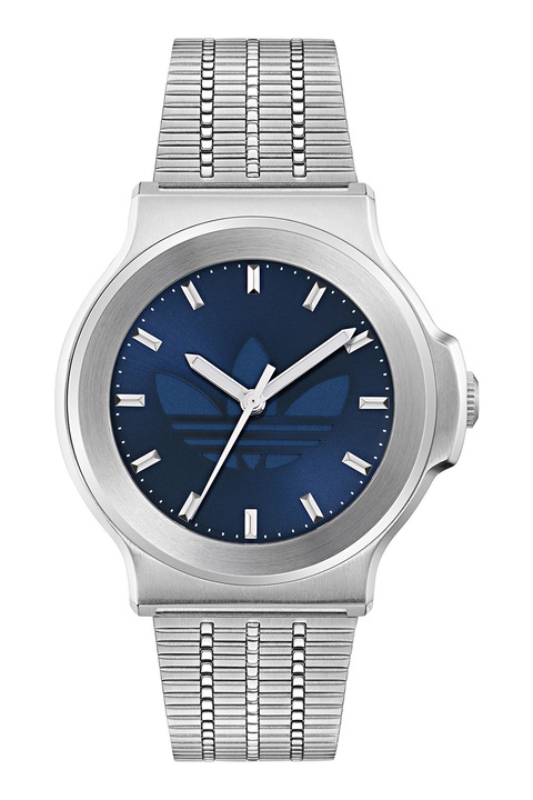 adidas, Часовник с лого с неръждаема стомана, Сребрист