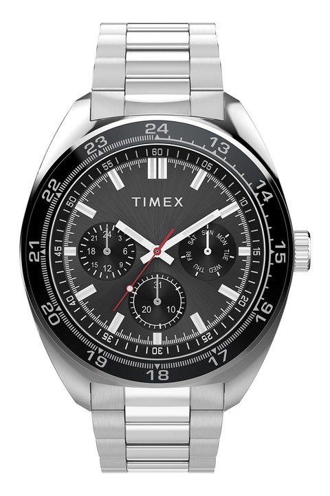 Timex, Trend rozsdamentes acélszíjas karóra - 45 MM, Ezüstszín