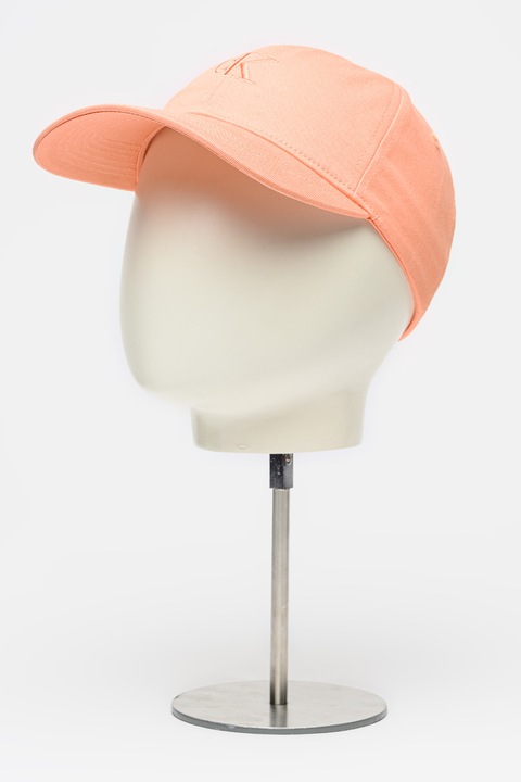 CALVIN KLEIN JEANS, Sapca baseball din bumbac cu broderie logo, Portocaliu deschis