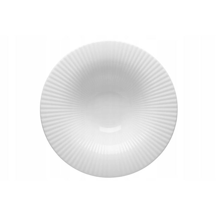Bol LUBIANA DAISY, Porțelan, 30 cm, Alb, Ideal pentru paste și supe