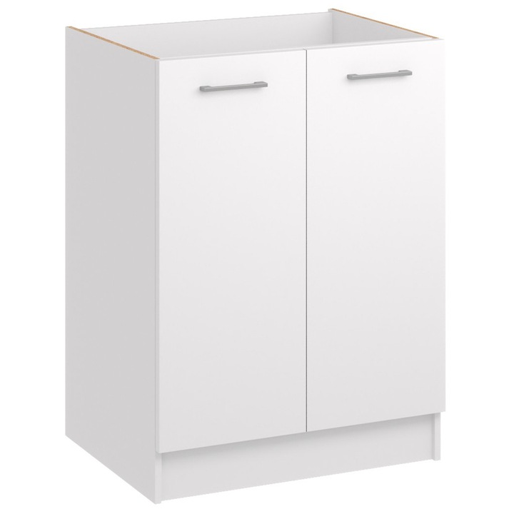Alsó szekrény 60 cm ROE Furniture, 1 ajtós, matt fehér, 60x82x44cm
