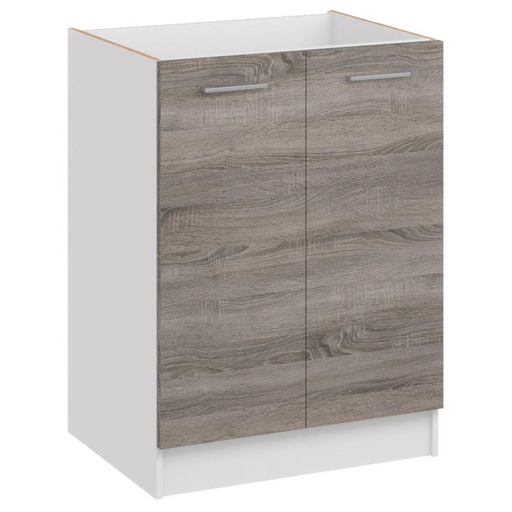 Dulap inferior 60 cm ROE Furniture, 1 usa, 60x82x44cm, pentru bucatarie