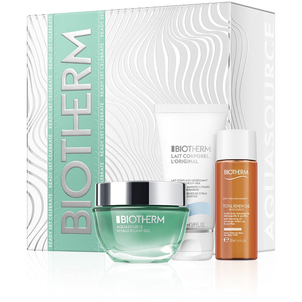 Set Biotherm Aquasource Hyalu Plump Gel: Crema de fata tip gel