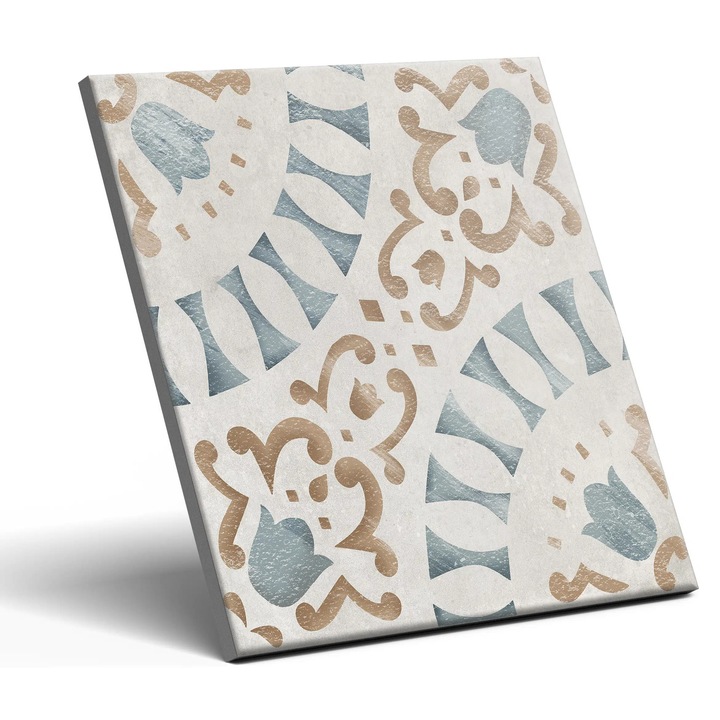 Placa de gresie, Salerno Roseta 20x20 cm, mat, 7 mm