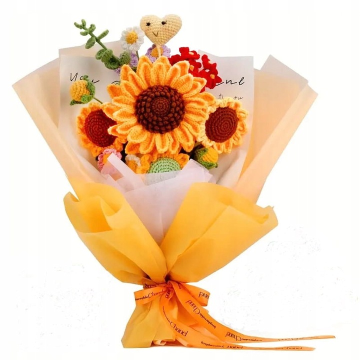 Комплект за творчество на една кука: Летен божур със слънчогледи