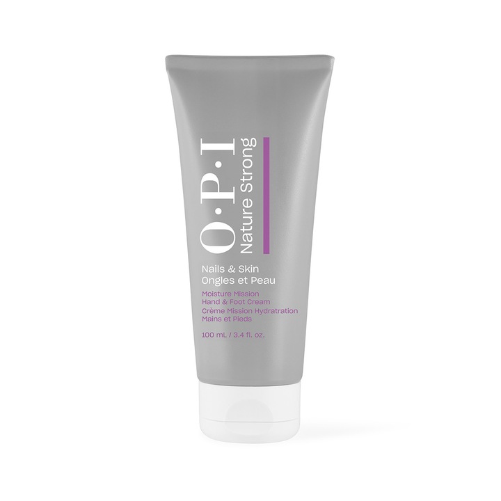 Crema hidratanta pentru maini si picioare OPI Nature Strong Moisture Mission Hand & Foot Cream, 100 ml