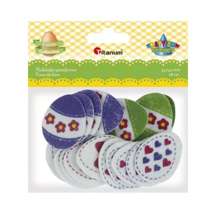 Kézműves készlet, matrica, sokszínű, 10x15cm