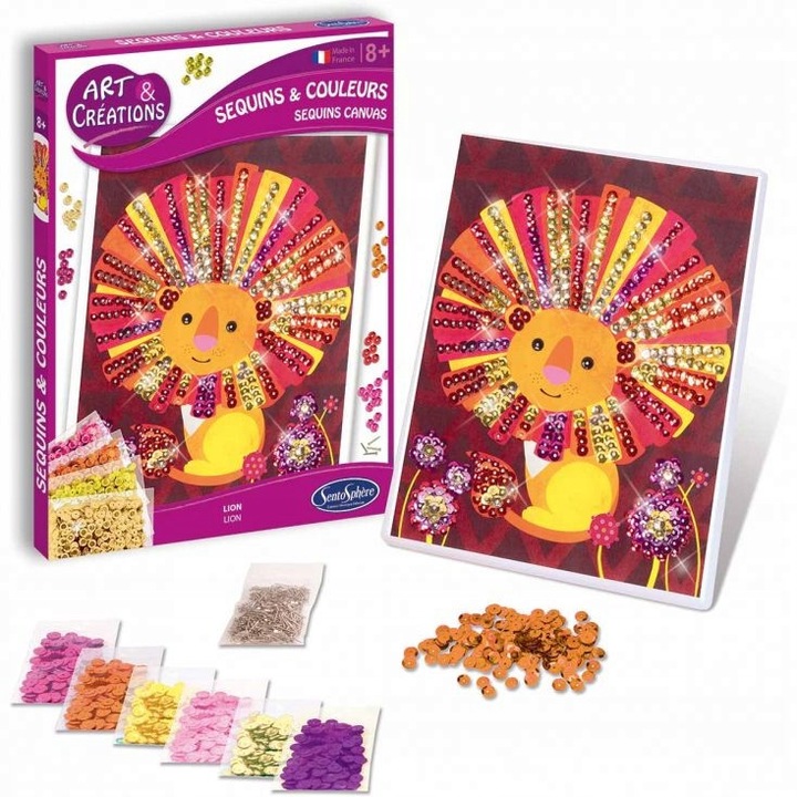 Set Creativ Sentosphere Leu cu Paiete, 8+ Ani