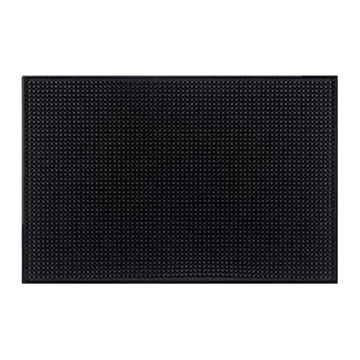 Edényszárító szett CE, csúszásmentes, 30x45cm, fekete, 2 darab