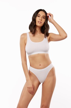 Bustiera dama BU02, Alb Bustiera dama BU02, Alb