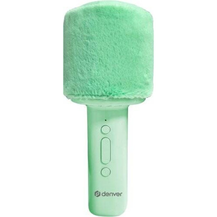 Microfon Denver KMS-30GN Bluetooth Karaoke cu Difuzor Verde