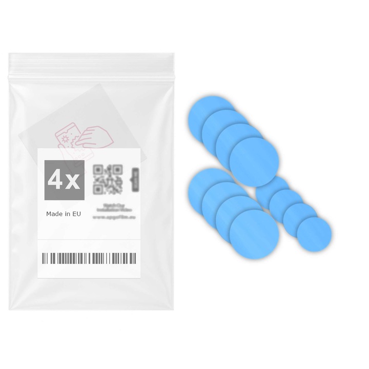 Комплект от 4 защитни стъкла за Motorola Moto G57 Power – apgo, стъкло за обектива на камерата на телефона, пълно залепване, 9H, против надраскване