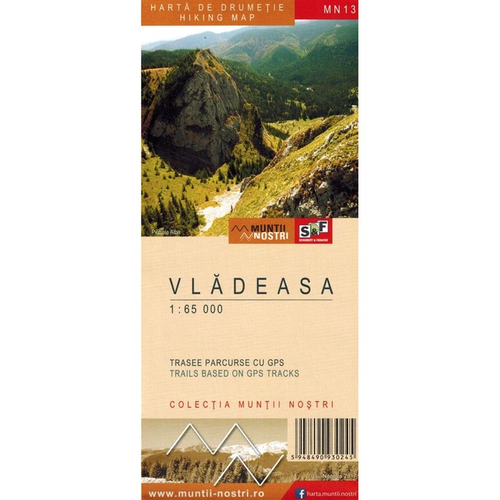 Góry Vladeasa 1:65 000. Mapa turystyczna MN13. Schubert & Franzke