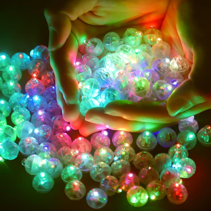 Set 100 bucati lumini LED mini 1.6cm decorative, CE,